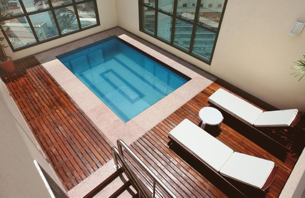 Luz Plaza Sao Paulo Hotel Bagian luar foto